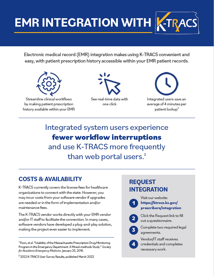 EMR Integration with K-TRACS Fact Sheet