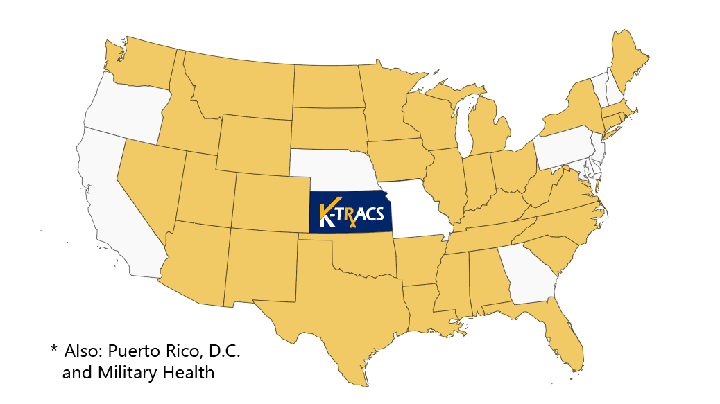 Interstate data sharing map